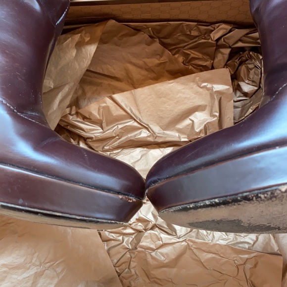 Gucci Beautiful Chocolate platform knee high boots Size 8.5 - Picture 9 of 15